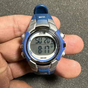 1440 Sports T5J131 Indiglo Blue Tone Quartz Digital Women's Watch Working